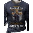 thumbnail image 3 of Camiseta de manga larga para hombre con diseño de mapa del mundo en 3D para deportes de ocio, fitness, retro, clásica, de manga larga, para deportes al aire libre, de gran tamaño y cálida, 3 of 5