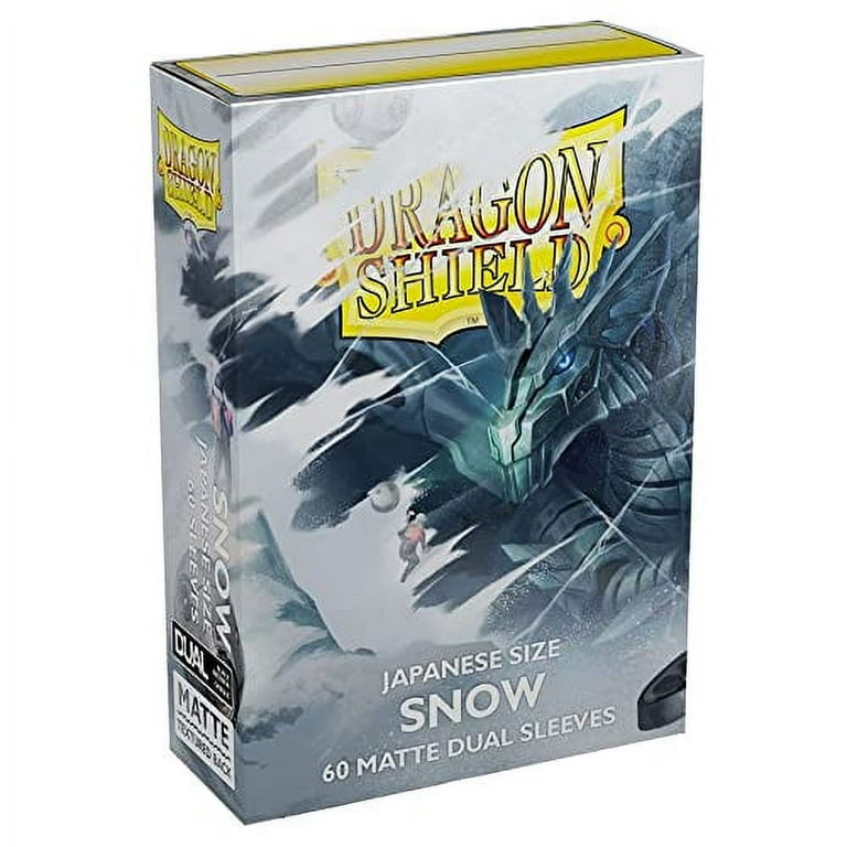 2-Pack Dragon Shield Matte Mini Japanese Card Sleeves - White, 60 Count Each