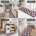 thumbnail image 5 of Pink and Black Of Leopard Print Kitchen Rugs Sets Of 3,Kitchen Runner Rugs Non Skid Washable,Decorative Kitchen Floor Mats for Kitchen,Sink,Laundry,17"x30"+ 17"x47" + 17"x59", 5 of 6