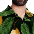 thumbnail image 5 of pear Men's Casual Hawaiian Shirt Printed Button Down Short Sleeve Summer Beach Shirts Unisex, 5 of 6