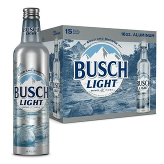 Busch Light American Light Lager Beer 30 Pack 12 fl oz Aluminum
