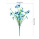 thumbnail image 4 of Lekihaqq Forked Spring Grass Artificial Flowers Home Decor Pansy Silk Bouquet Wedding Centerpiece Plastic Blue Pink White Red Purple Yellow, 4 of 7