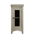 thumbnail image 5 of Narrow Grey Veneer Accent Side Table, 11.75" W x 24.25" H with Cabinet, 5 of 5