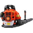 thumbnail image 2 of Floseru Backpack Leaf Blower 52CC 2 Stroke Backpack Gas Powered Leaf Blower with Fuel Tank, Grass Lawn Blower Air Cooling Gasoline Grass Blower for Leaf, Sand, Gravel, Snow, Yard and Driveway, 2 of 10