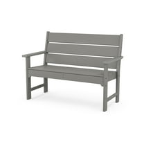 POLYWOOD Lakeside 48" Bench in Slate Grey