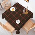thumbnail image 5 of Tchckioa Christmas Square Tablecloth,Waterproof Table Cloth for Kitchen,54x54 Inch,Black Red Grid, 5 of 7