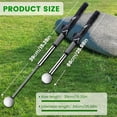 thumbnail image 3 of Golf Swing Training Aid Set- Retractable Golf Grip Swing Trainer& Arm Band, Indoor Outdoor Golf Practice Warm Up Stick, 3 of 3
