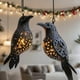 thumbnail image 2 of Halloween Crow Decorative Pendant Hollowed-out Printed Festive Decorative Lamp, 2 of 5