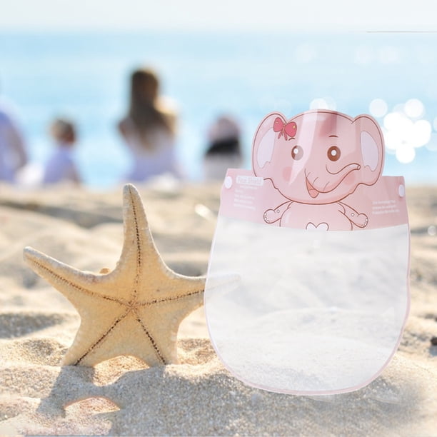 Cubierta Facial Cubierta Facial Transparente Protección Para Niños 10Pcs Niños Al Aire Libre Protección Diaria Cubierta Facial Dibujos Animados Revestimiento Facial Completo ANGGREK Otros