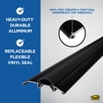 thumbnail image 4 of M-D Building Products 11821 3-3/4 in. x 3/4 in. x 36 in. Black Aluminum and Vinyl Heavy-Duty Low-Profile Threshold, 4 of 8