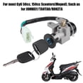 thumbnail image 3 of Ignition Switch Key Lock Gas Tank Cap Set for GY6 50cc Jonway Taotao Roketa Scooter Moped Bike, 3 of 9