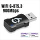 thumbnail image 2 of Adaptador WiFi USB 900Mbps Bluetooth 5.3 Inalámbrico Banda Dual 2.4G/5GHz WiFi USB Dongle Receptor Wlan para PC/Laptop, 2 of 5