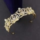 thumbnail image 3 of Zhuge Tiara de boda para novia, diadema de princesa, corona nupcial, joyería para el cabello con diamantes de imitación de cristal, decoración para novia, cumpleaños, graduación, boda (C), 3 of 4