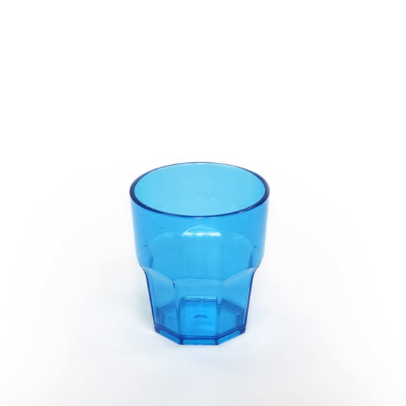 OMADA 6-Pc Colored Acrylic Tumblers: Dishwasher Safe Plastic Drinking Glasses ? 14 Oz Outdoor Glassware and Drinkware - Childrens Drinking Glasses ? BPA Free - Blue