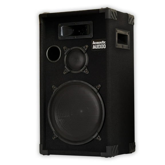 Acoustic Audio CR12 Passive 12" DJ Speaker 3-Way PA Karaoke Band Home Monitor