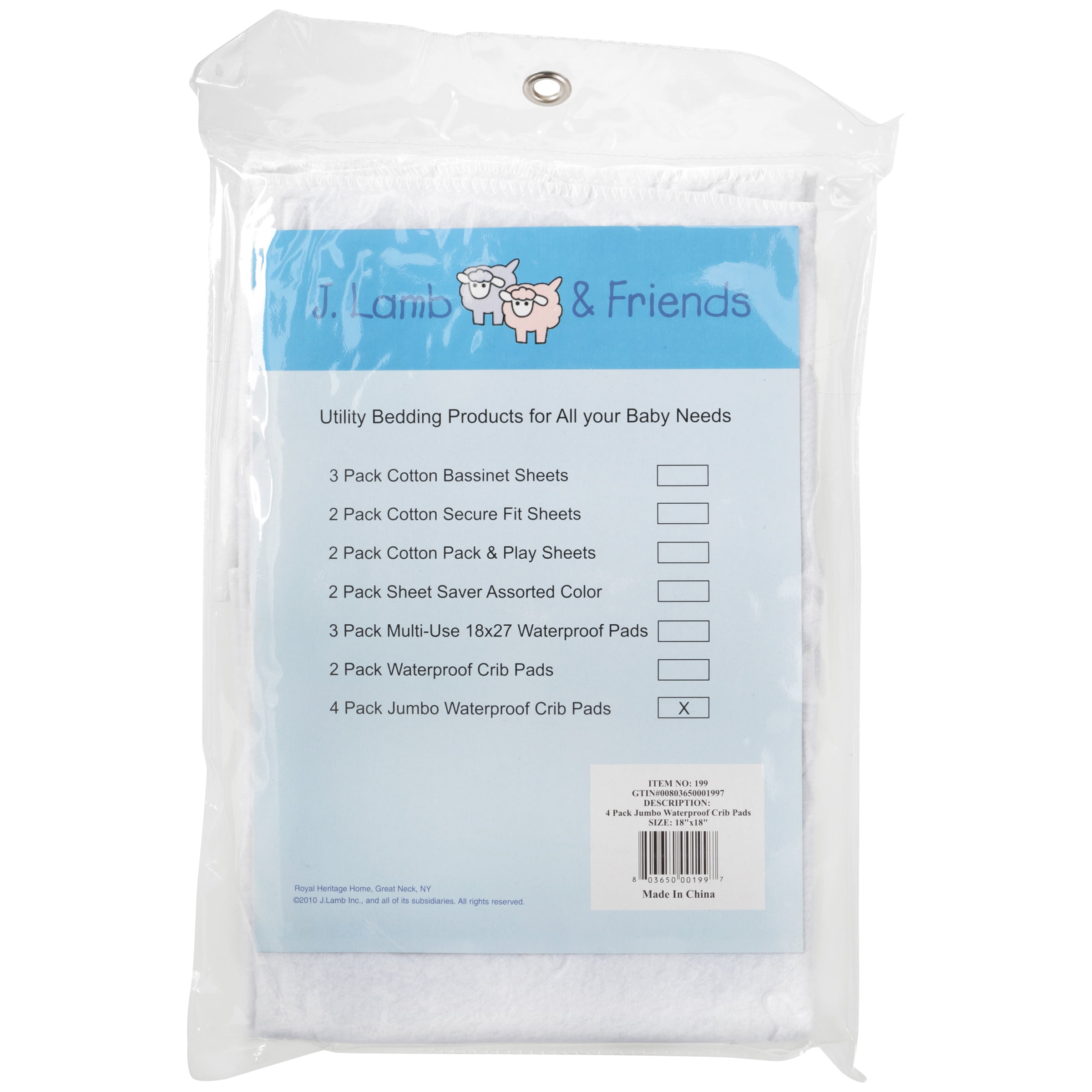 Waterproof Pads 4 Pack Walmart Com Walmart Com