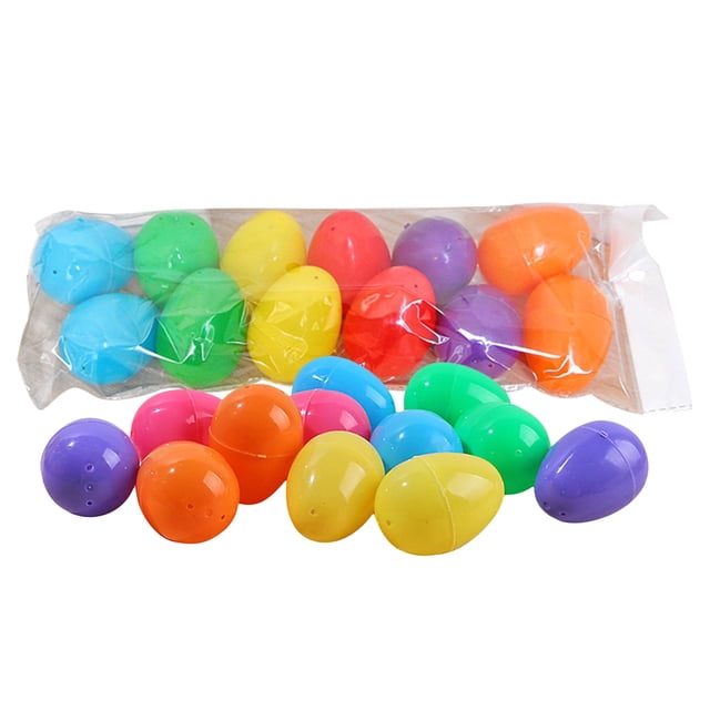 UPOUART 24Ud Huevos De Plástico Para Decorar Y Crear En Fiestas Y Actividades De Bricolaje