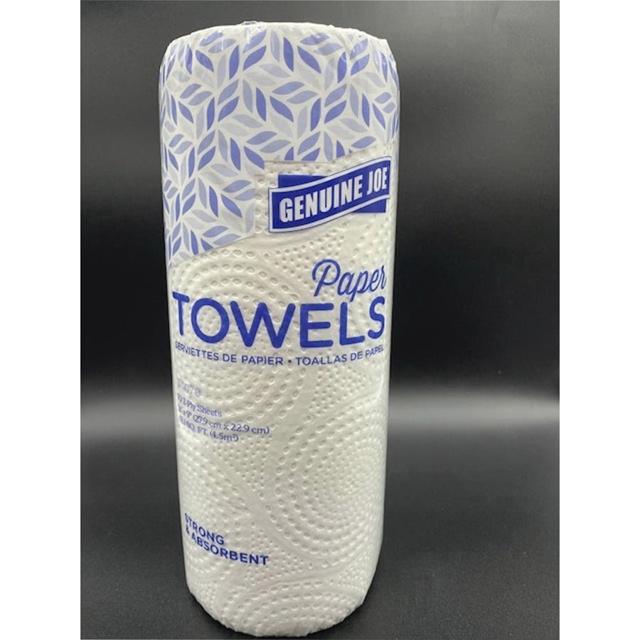 Genuine Joe 2-ply Paper Towel Rolls, Each