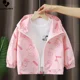 thumbnail image 5 of Nueva chaqueta informal de manga larga con capucha para niños y niñas, abrigo cortavientos con cremallera y estampado de dibujos animados, ropa para bebés, Otoño e Invierno, 5 of 5