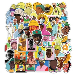 Hip Hop Stickers for Laptop Water Bottle Hip Hop Stickers for Adults Cool  Rap Vinyl Sticker Pack(50 Pcs)