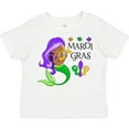 thumbnail image 3 of Inktastic Mardi Gras Mermaid with Harp and Beads Boys or Girls Toddler T-Shirt, 3 of 5