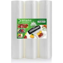WVacFre 3 Pack 11x20 Rolls Vacuum Cleners Sealer Bags Rolls  for Food Saver Storage,Seal a Meal Freezer Rolls
