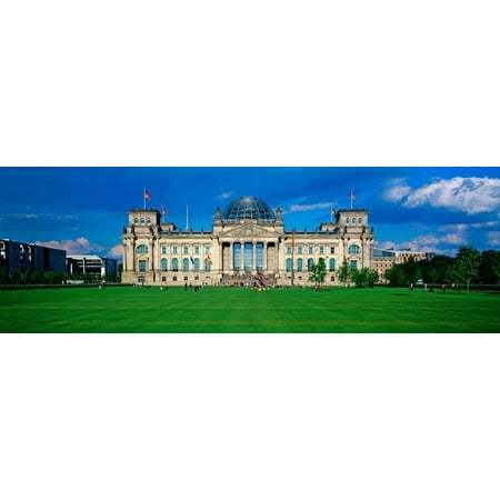 Berlin Government Buildings - Facade of the Government Building, the Reichstag, Berlin, Germany Print Wall Art By Panoramic Images