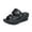 Black, variant on Leesechin Platform Sandals Women Arch Support Beach Slides Orthotic Summer Causal Cork Footbed Adjustable Lightweight Thick Sole Comfortable Fashion Slip on Cushion Cute 2 Strap