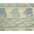 thumbnail image 4 of oneOone Tissu Polyester Lycra Floral & Éléphant Décor Bloc Tissu Imprimé BTY 56 Pouces de Large, 4 of 4