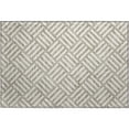 thumbnail image 2 of Addison Rugs Mayfield Washable Transitional Squares Taupe Rectangle Rug, 1'8" x 2'6", 2 of 5