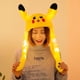 thumbnail image 2 of Gorro de Pikachu Pikachu con orejas de conejo, gorro para saltar en movimiento, gorro de felpa de conejito divertido V1, 2 of 5