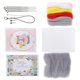 thumbnail image 1 of Needle Felting Kit Wool Felting Supplies Cute Animal Plush Doll DIY Making Material113# Energy Angel and Demon, 1 of 4