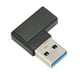 thumbnail image 5 of Adaptador USB A USB C De 90 Grados, Pequeño Adaptador Portátil Negro De ángulo Recto USB A USB C Plug And Play De aleación De Aluminio Para Escritorio, 5 of 7
