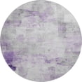 thumbnail image 2 of Addison Rugs Mayfield Premium Machine Washable Transitional Abstract Lavender Round Rug, 8' X 8' Machine Washable Transitional Abstract Lavender Oversized Sherpa Throw Blanket, 2 of 6