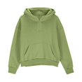 thumbnail image 6 of Gubotare Girls Hoodie - Cozy Soft Fleece Sherpa Lined Zip Up Hoodie Sweatshirt for Girls Kids Hoodies (Green,5-6 Years), 6 of 6