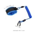 thumbnail image 2 of TEHAUX Heavy Duty Boat Safety Lanyard Blue Floating Emergency Stop Switch with Quick Release, 2 of 8