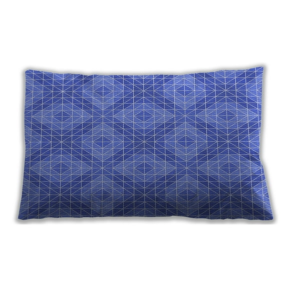 Ahgly Company Outdoor Rectangular Contemporary Lumbar Throw Pillow, 13 inch by 19 inch