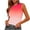 Watermelon Red, variant on Vmvidoty Women's Sleeveless Crew High Neck Fitted Tank Top Summer Ribbed Knit Slim Basic Cami Shirts Watermelon Red XXL