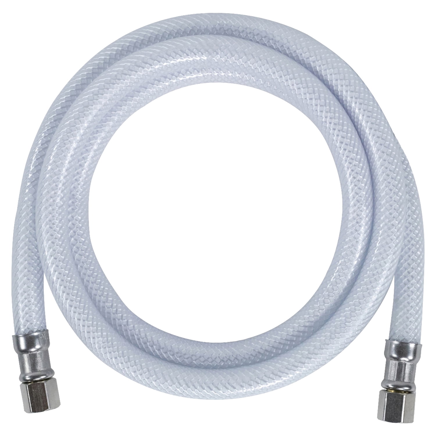 Certified Appliance Accessories Ice Maker Water Line, 5 Feet, Polyester-Reinforced PVC, White