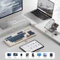 thumbnail image 4 of AULA S99, 99-Key, Wireless, Membrane, Gaming Keyboard, RGB, 5-Layer Padding, 2000 mAh Battery, Knob, 4 of 12