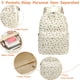 thumbnail image 4 of Mochila Bluboon de Pana para Portátil 33x15x43 cm para Niñas, 4 of 9