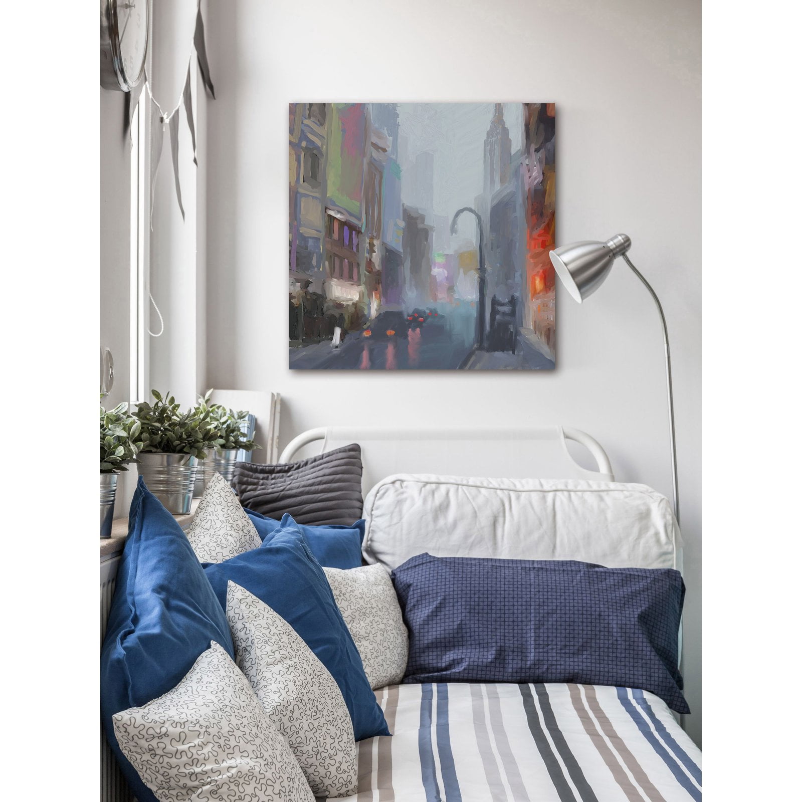 Marmont Hill NY Street Lamp Painting Wall Art Print