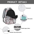 thumbnail image 3 of Decorative Paisley Print School Backpack Durable Students Backpack with Classic Boho Vintage Floral and Tribal Artistic Pattern, 3 of 6