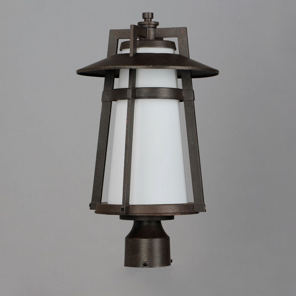 Maxim Calistoga One Light 19-Inch Outdoor Post Light - Adobe - 3530SWAE