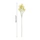 thumbnail image 2 of Uxcell 25Pcs Flores Artificiales Falsas a Granel, Ramo de Flores de PU con Tallos, Amarillo, 2 of 6