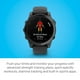 thumbnail image 4 of Garmin fēnix® E – 47 mm, AMOLED, Premium Multisport GPS Smartwatch, Long-Lasting Battery Life, Slate Gray Steel with Black Band, 4 of 5