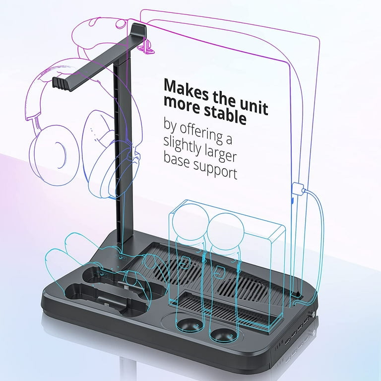 Skywin VR Charging Stand - PSVR Charging Stand to Showcase, Display, and  Charge your PS5 VR (PS5 Controller)