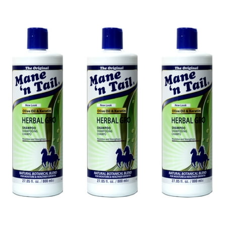 Mane N Tail Herbal Gro Shampoo, 27.05 oz, 3 Pack