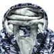 thumbnail image 5 of Chaquetas Casuales Con Capucha Para Hombres Con Cremallera Sudaderas Con Capucha de Lana Jersey Cálido Invierno Fuzzy Sherpa Forrado Chaquetas de Camuflaje Abrigos Para Hombres Odeerbi ODB-4, 5 of 5