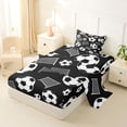 thumbnail image 2 of Erosebridal Boys Soccer Games Kids Twin Sheet Sets,Football Sport Theme Bedding For Boys 3-Piece, 2 of 6